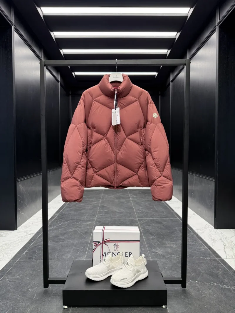 Replica Moncler Vardar Down Jacket Red Quilted Reps - RepLuxe