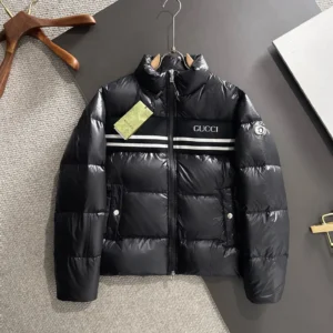 Replica Gucci Longue Saion Down Jacket Black Quilted Reps - RepLuxe