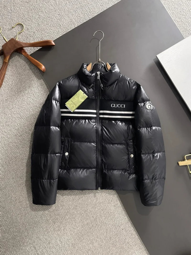 Replica Gucci Longue Saion Down Jacket Black Quilted Reps - RepLuxe