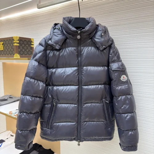 src_0-439 Replica Moncler Maya Down Jacket Navy Hooded Reps - RepLuxe