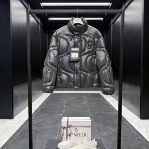 Replica Moncler Palm Angels Haunani Puffer Jacket Black Reps - RepLuxe