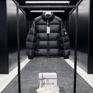 Replica Moncler Levitha Down Jacket Black Short Reps - RepLuxe