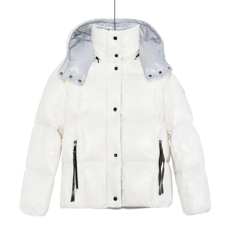 Replica Moncler Parana Down Jacket White Short Reps - RepLuxe