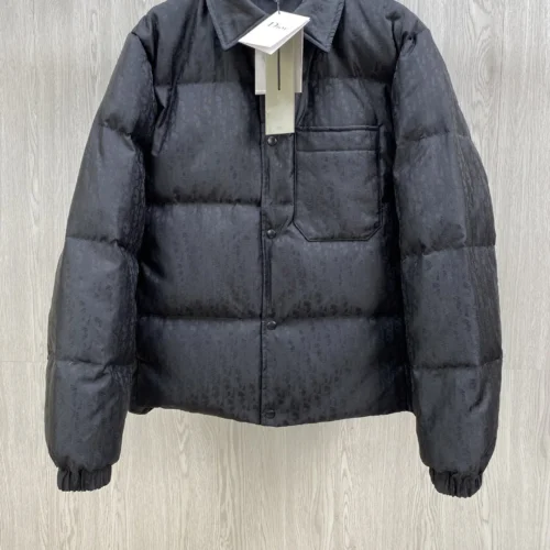 src_0-458 Replica Dior CD Classic Down Jacket Black Quilted Reps - RepLuxe
