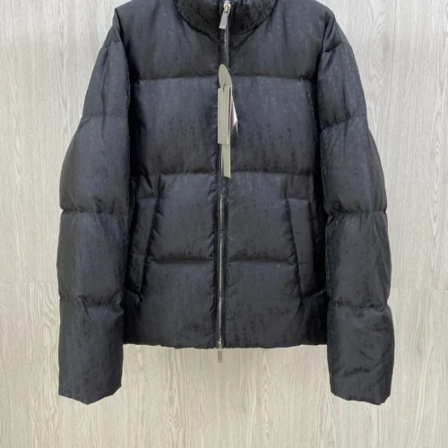 src_0-460 Replica Dior CD Classic Down Jacket Black Oblique Reps - RepLuxe