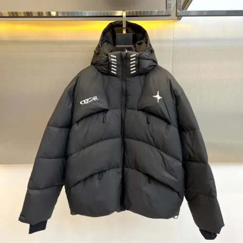 src_0-464 Replica Dior Glacier Down Jacket Black Hooded Reps - RepLuxe