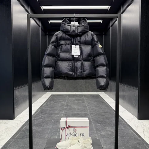 src_0-48 Replica Moncler Erea Short Down Jacket Black Quilted Reps - RepLuxe