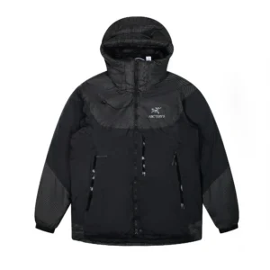 src_0-5 Replica Louis Vuitton Hooded Quilted Ripstop Jacket