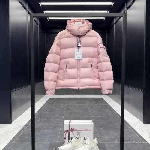 src_0-51 Replica Moncler Maire Short Down Jacket Pink Glossy Reps - RepLuxe