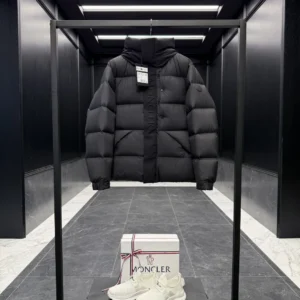 Replica Moncler Madeira Down Jacket Black Short Reps - RepLuxe