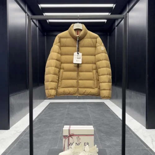src_0-56 Replica Moncler Baudinet Jacket Beige Quilted Style Reps - RepLuxe