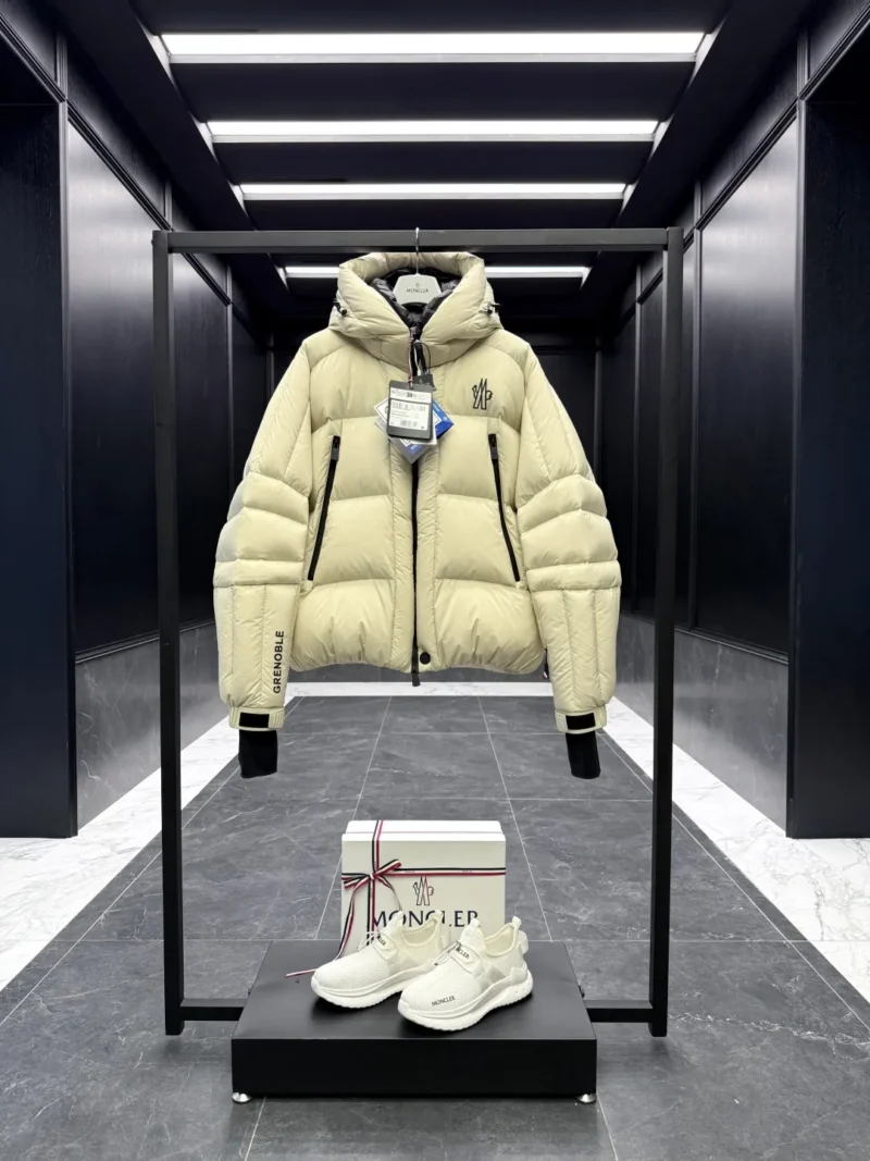 Replica Moncler Grenoble Cherferie Down Jacket Ivory Casual Reps - RepLuxe