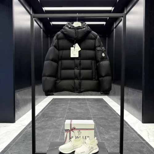 src_0-71 Replica Moncler Maya 70 Down Jacket Black Matte Reps - RepLuxe
