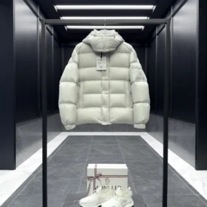 Replica Moncler Maya 70 Down Jacket Pearl Grey Reps - RepLuxe