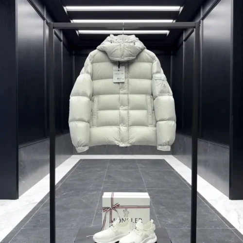 src_0-72 Replica Moncler Maya 70 Down Jacket Pearl Grey Reps - RepLuxe