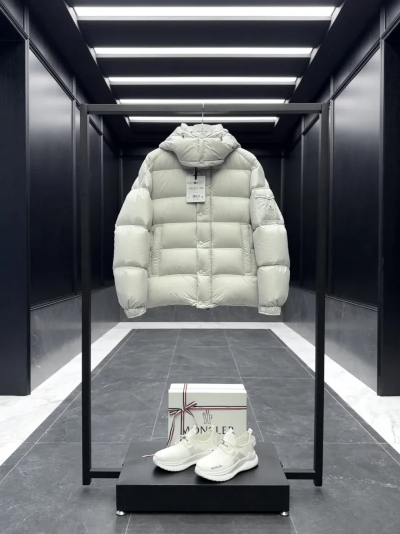 Replica Moncler Maya 70 Down Jacket Pearl Grey Reps - RepLuxe