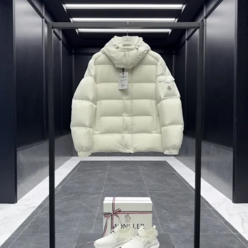 src_0-74 Replica Moncler Maya 70 Down Jacket Cream White Reps - RepLuxe