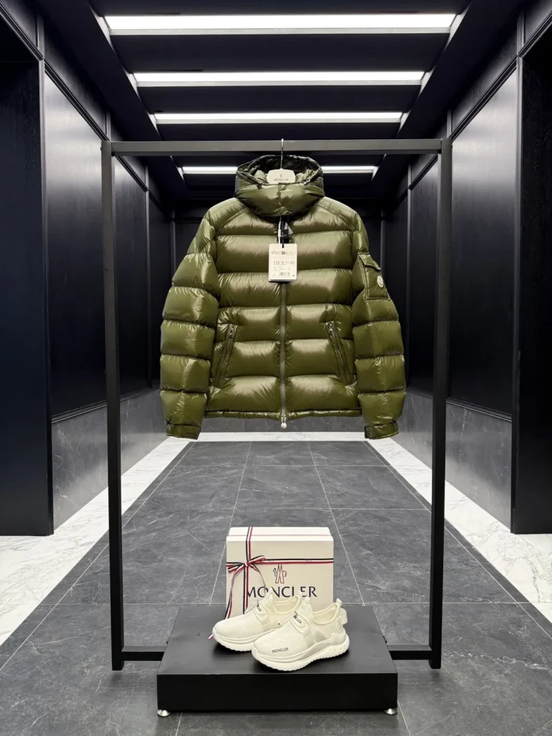 Replica Moncler Maya Jacket Olive Green Quilted Reps - RepLuxe