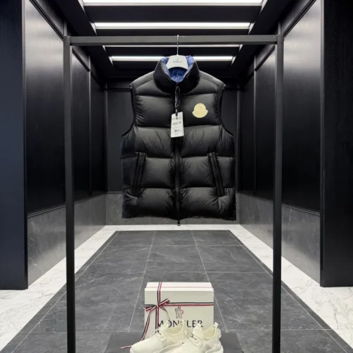 src_0-99 Replica Moncler Sumido Vest Black Stand Collar Reps - RepLuxe