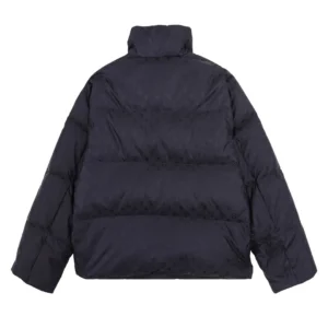 Replica Louis Vuitton Monogram Puffer Jacket Black Reps - RepLuxe