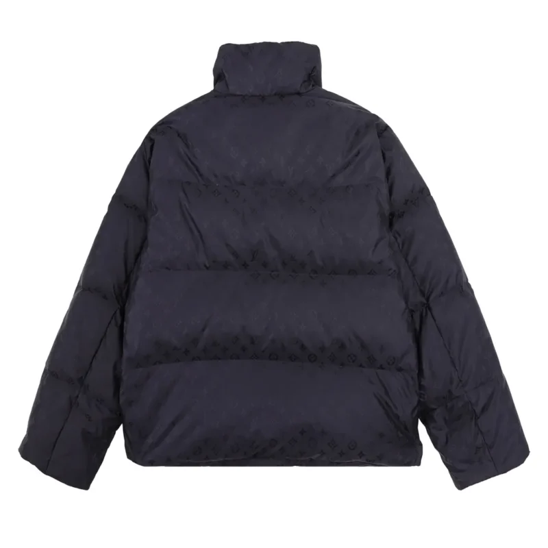 Replica Louis Vuitton Monogram Puffer Jacket Black Reps - RepLuxe