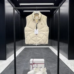 Replica Moncler Vendavel Quilted Vest Beige Men Reps - RepLuxe