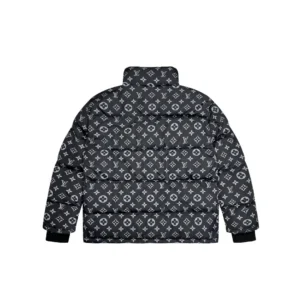 Replica LOUIS VUITTON SS22 Monogram Puffer Jacket Black Reps - RepLuxe