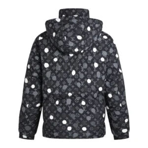 Replica Louis Vuitton Yayoi Kusama Polka Dot Jacket Black Reps - RepLuxe