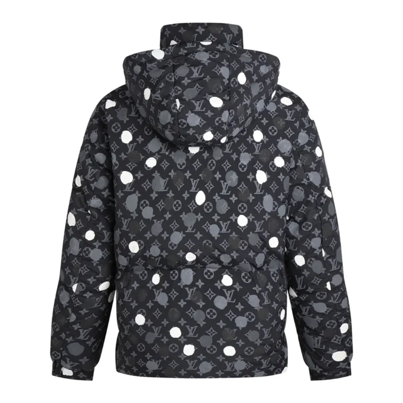 Replica Louis Vuitton Yayoi Kusama Polka Dot Jacket Black Reps - RepLuxe