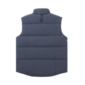 Replica Moose Knuckles Vest Grey Quilted Style Reps - RepLuxe