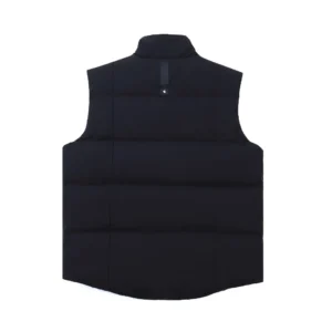 Replica Moose Knuckles Vest Black Quilted Style Reps - RepLuxe