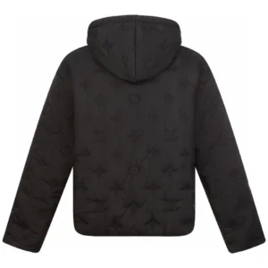 Replica Louis Vuitton Monogram Quilted Jacket Black Reps - RepLuxe