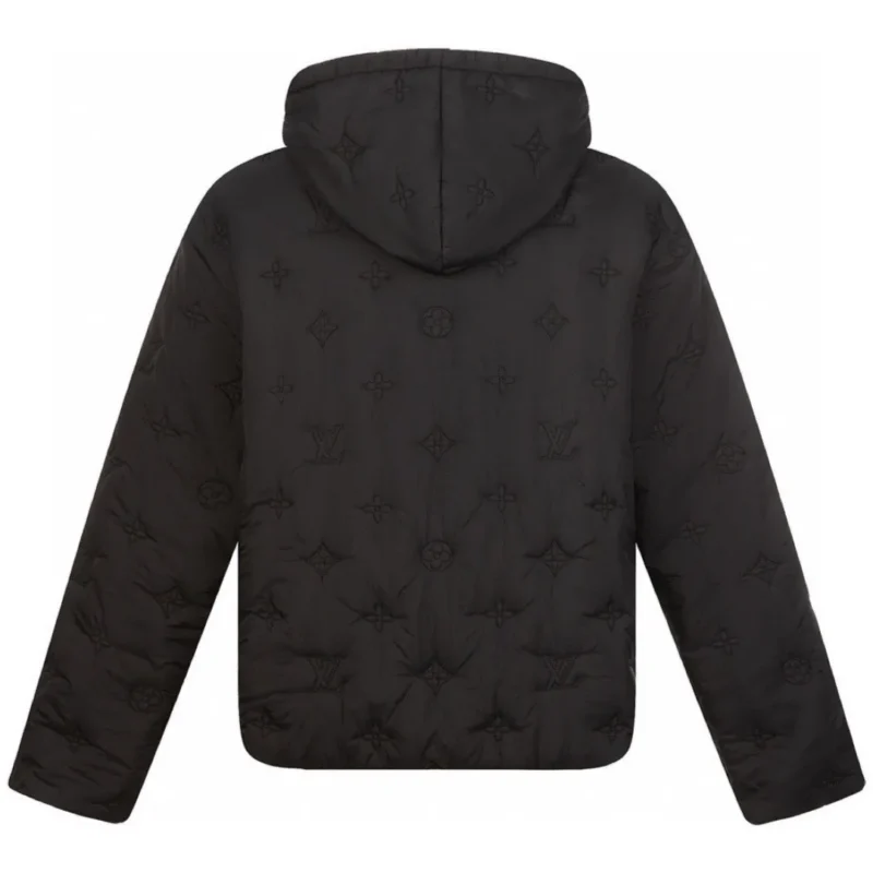 Replica Louis Vuitton Monogram Quilted Jacket Black Reps - RepLuxe