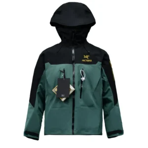 Replica Arc'teryx Alpha SV Jacket Green Black Reps - RepLuxe