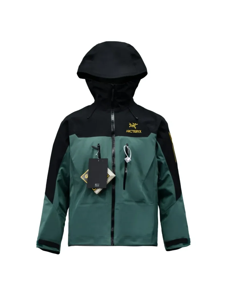 Replica Arc'teryx Alpha SV Jacket Green Black Reps - RepLuxe