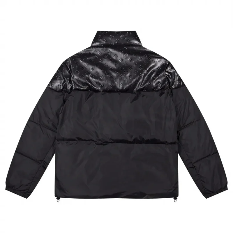 Replica Louis Vuitton Down Jacket Black Monogram Style Reps - RepLuxe
