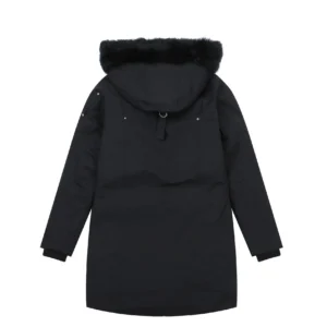Replica Moose Knuckles Scissor 01 Long Parka Black Reps - RepLuxe