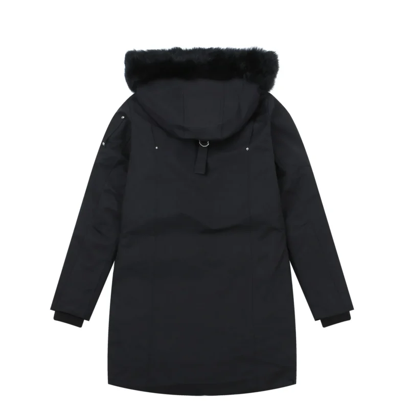 Replica Moose Knuckles Scissor 01 Long Parka Black Reps - RepLuxe