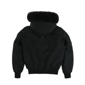 Replica Moose Knuckles Classic Bomber Jacket Black Reps - RepLuxe