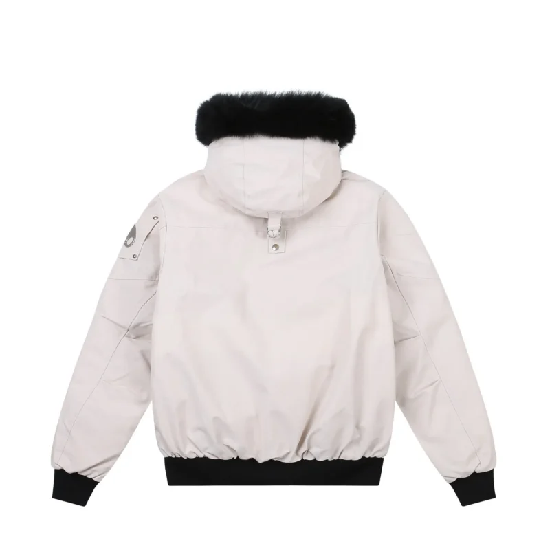 Replica Moose Knuckles Scissor 02 White Jacket Reps - RepLuxe
