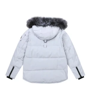 Replica Moose Knuckles Scissor 04 Short Jacket White Reps - RepLuxe