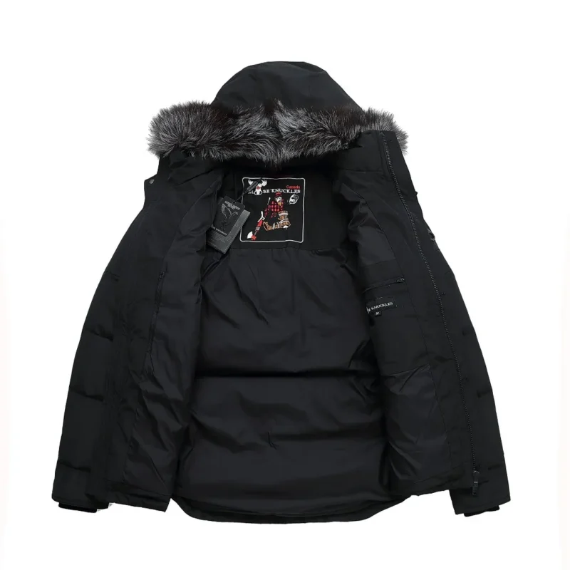 Replica Moose Knuckles Scissor 07 Down Jacket Black Reps - RepLuxe