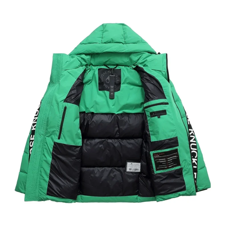Replica Moose Knuckles Classic Pilot Down Jacket Green Reps - RepLuxe