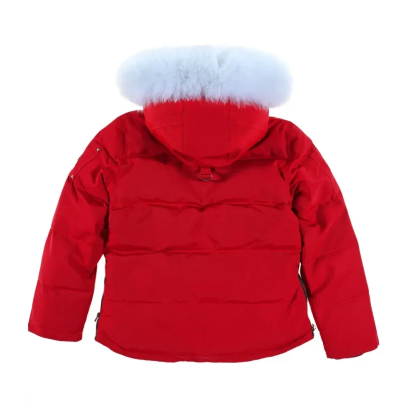 Replica Moose Knuckles Classic Bomber Jacket Red Reps - RepLuxe