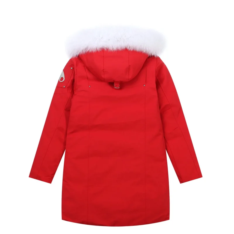 Replica Moose Knuckles Scissor 01 Parka Red Fur Reps - RepLuxe
