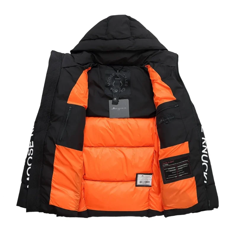 Replica Moose Knuckles Classic Pilot Puffer Jacket Black Reps - RepLuxe