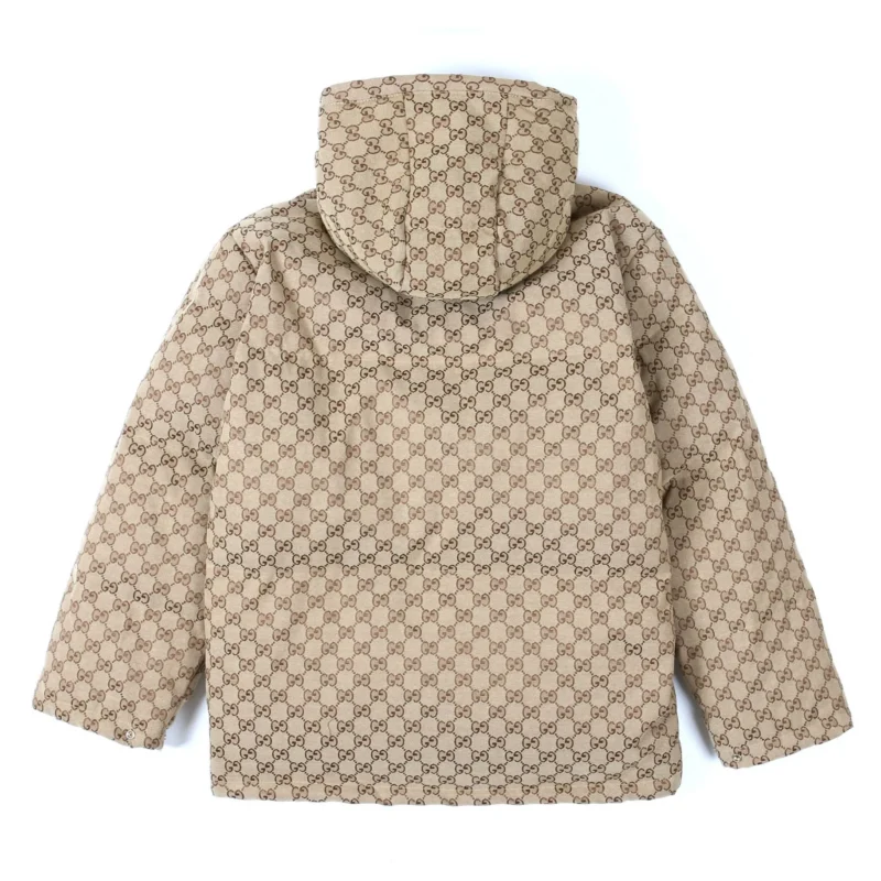 Replica Gucci x The North Face Down Jacket Beige Monogram Reps - RepLuxe