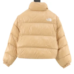 Replica The North Face 86 Short Down Jacket Beige Reps - RepLuxe