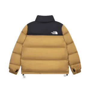 Replica The North Face 1996 Nuptse Jacket Beige Black Reps - RepLuxe