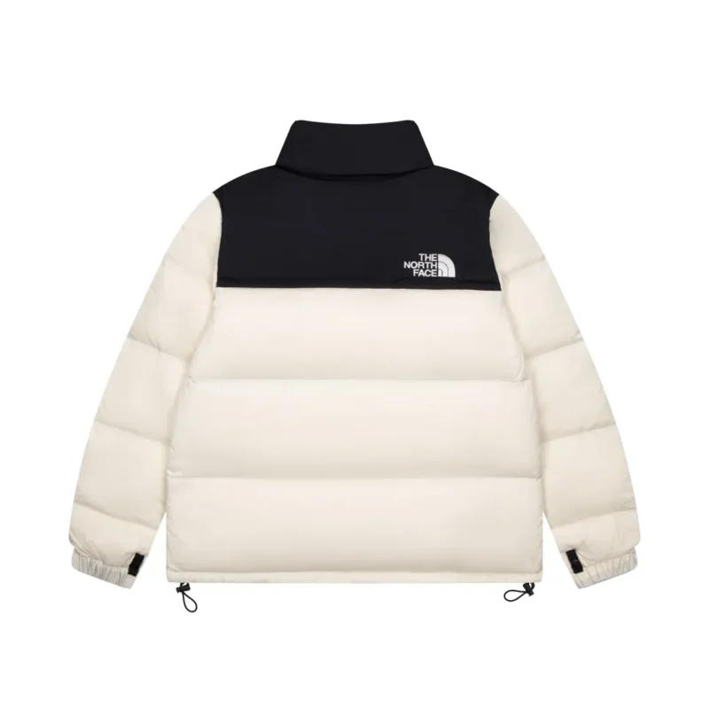 Replica The North Face 1996 Nuptse Jacket Beige Black Reps - RepLuxe